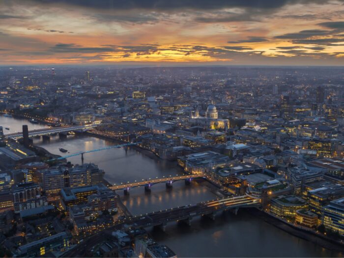 London skyline by Jaanus Jagomägi